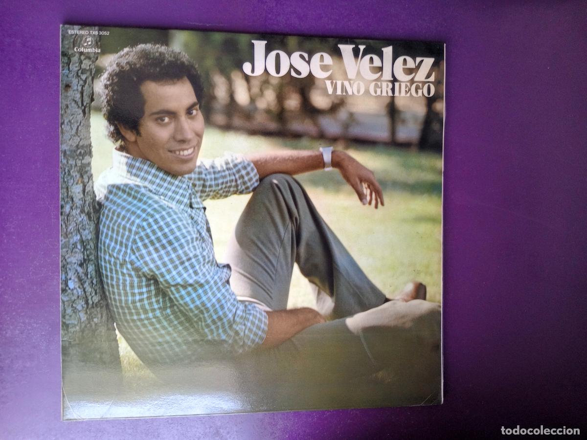 Discos de vinilo: Jose Velez &ndash; Vino Griego - LP COLUMBIA 1976 - MUY POCO USO, MELODICA 70'S CANARIAS