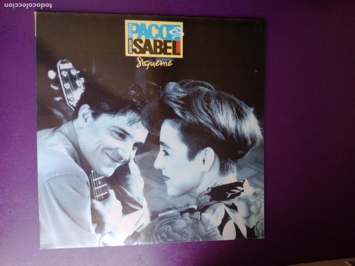 Discos de vinilo: Paco Ortega e Isabel Montero &ndash; Sigueme - LP HISPAVOX 1991 - MUY POCO USO, FLAMENCO POP