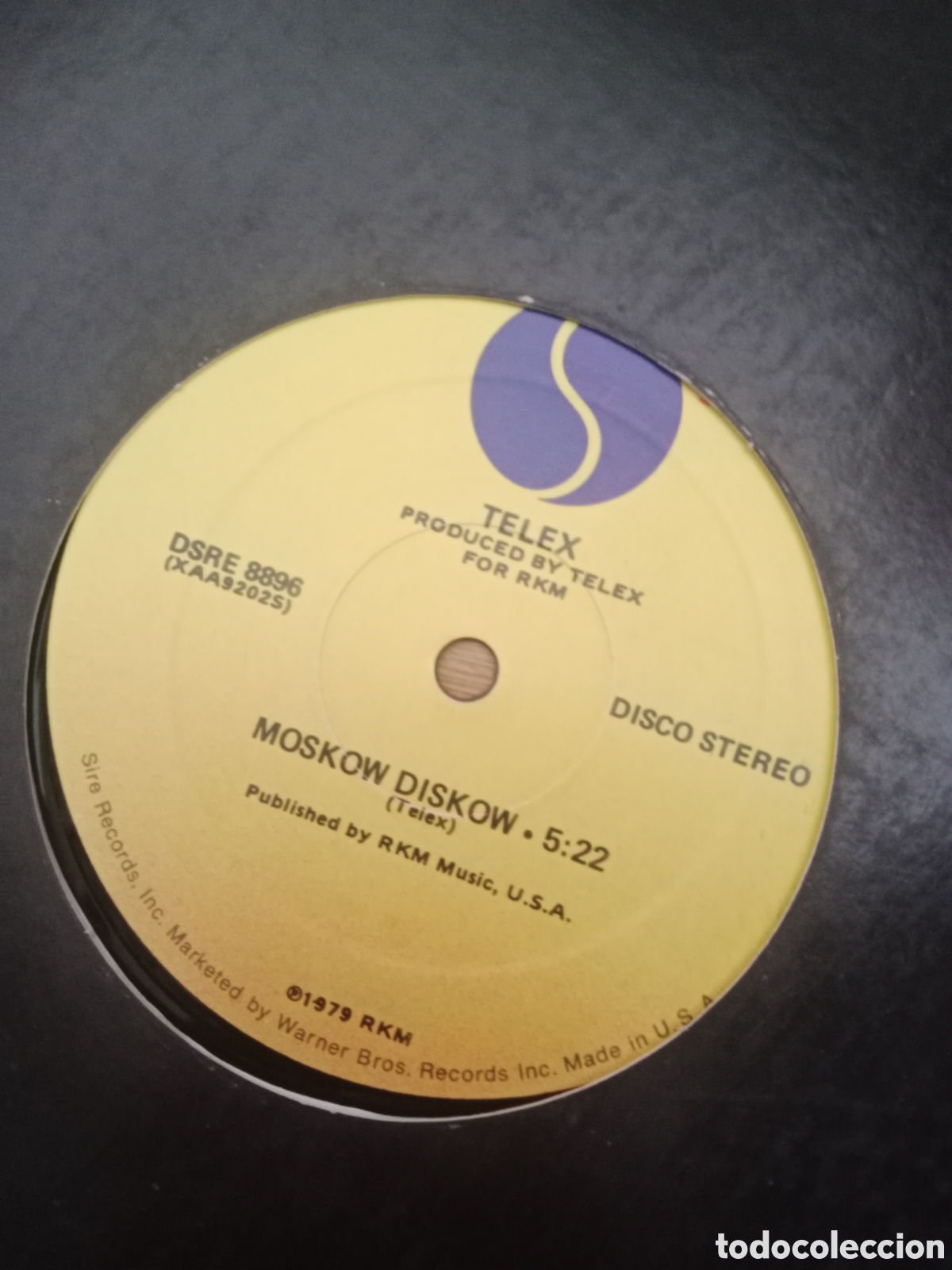 Discos de vinilo: T&eacute;lex - Moskow diskow 12&rdquo; Maxi - Foto 2