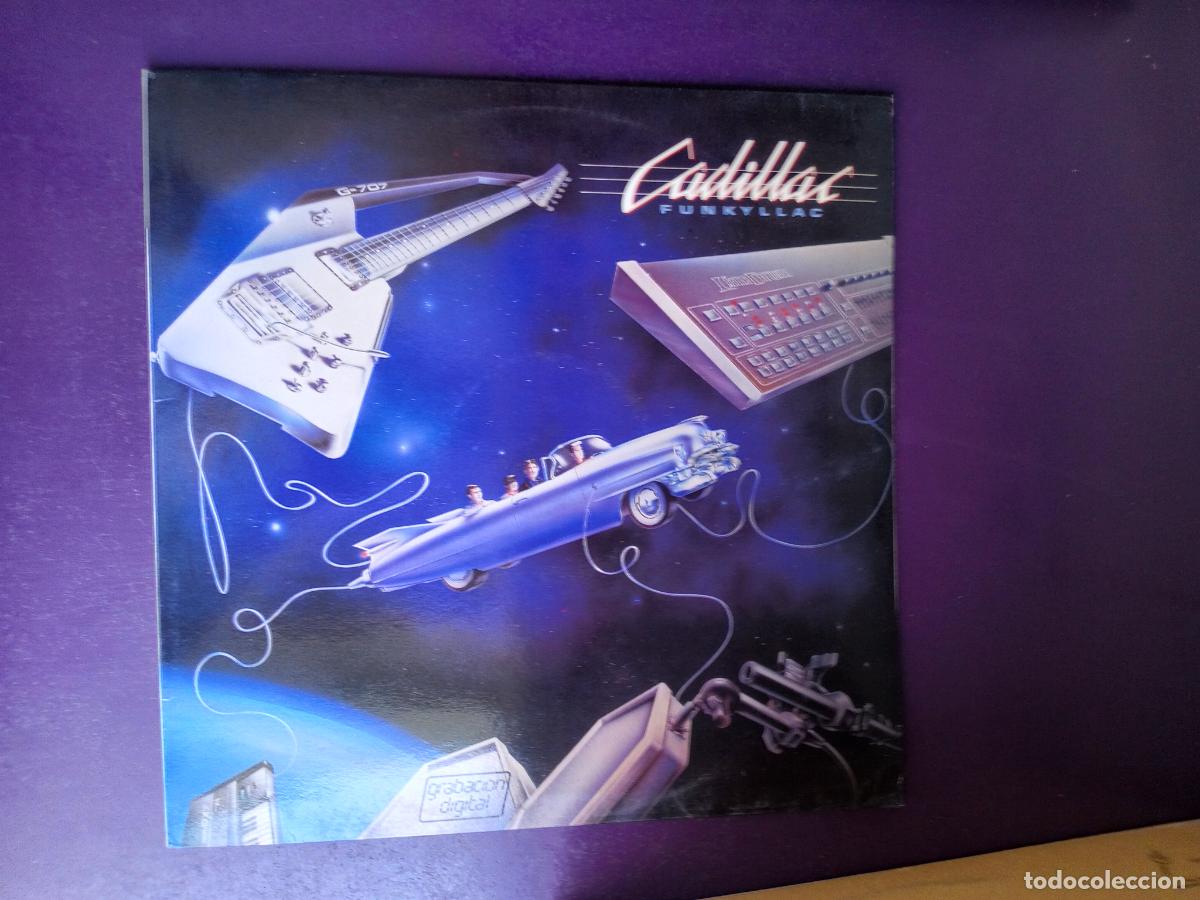 Discos de vinilo: Cadillac &ndash; FUNKYLLAC - LP POLYDOR 1984 - POP ROCK 80'S - JOSE M&ordf; GUZMAN, SIN APENAS USO