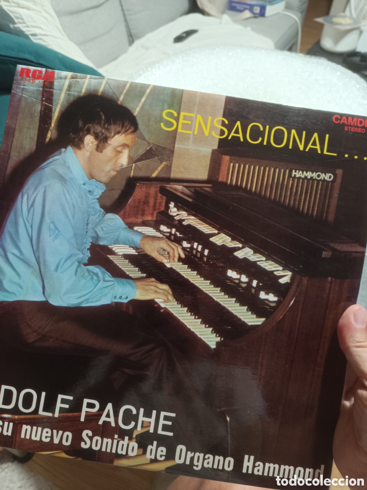 Discos de vinilo: Rudolf Pache Con Su Nuevo Sonido De Organo Hammond &ndash; Sensacional...
