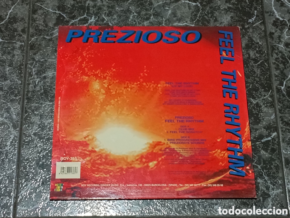 Discos de vinilo: Prezioso - Feel The Rhythm (12&rdquo;) - Foto 2
