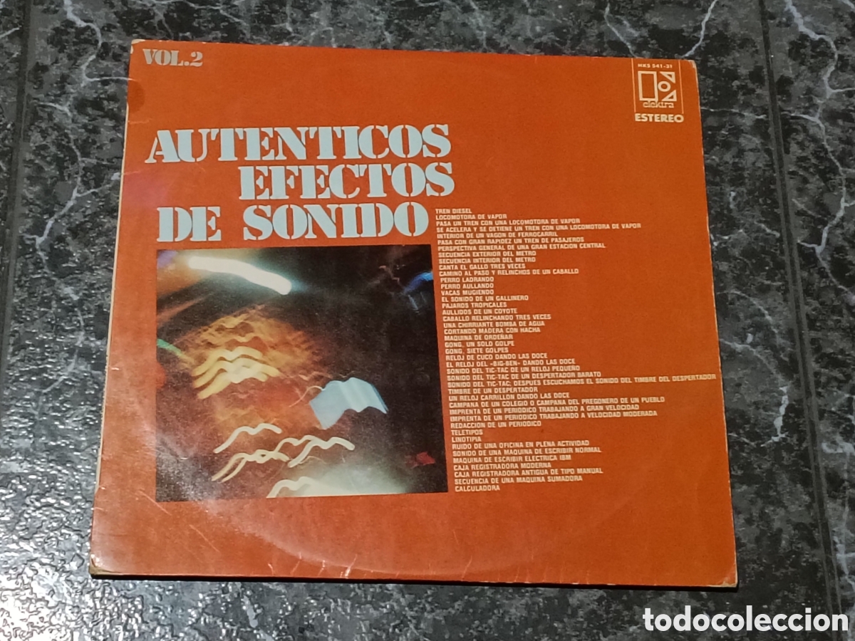 Discos de vinilo: Jac Holzman - Autenticos Efectos De Sonido Volumen 2