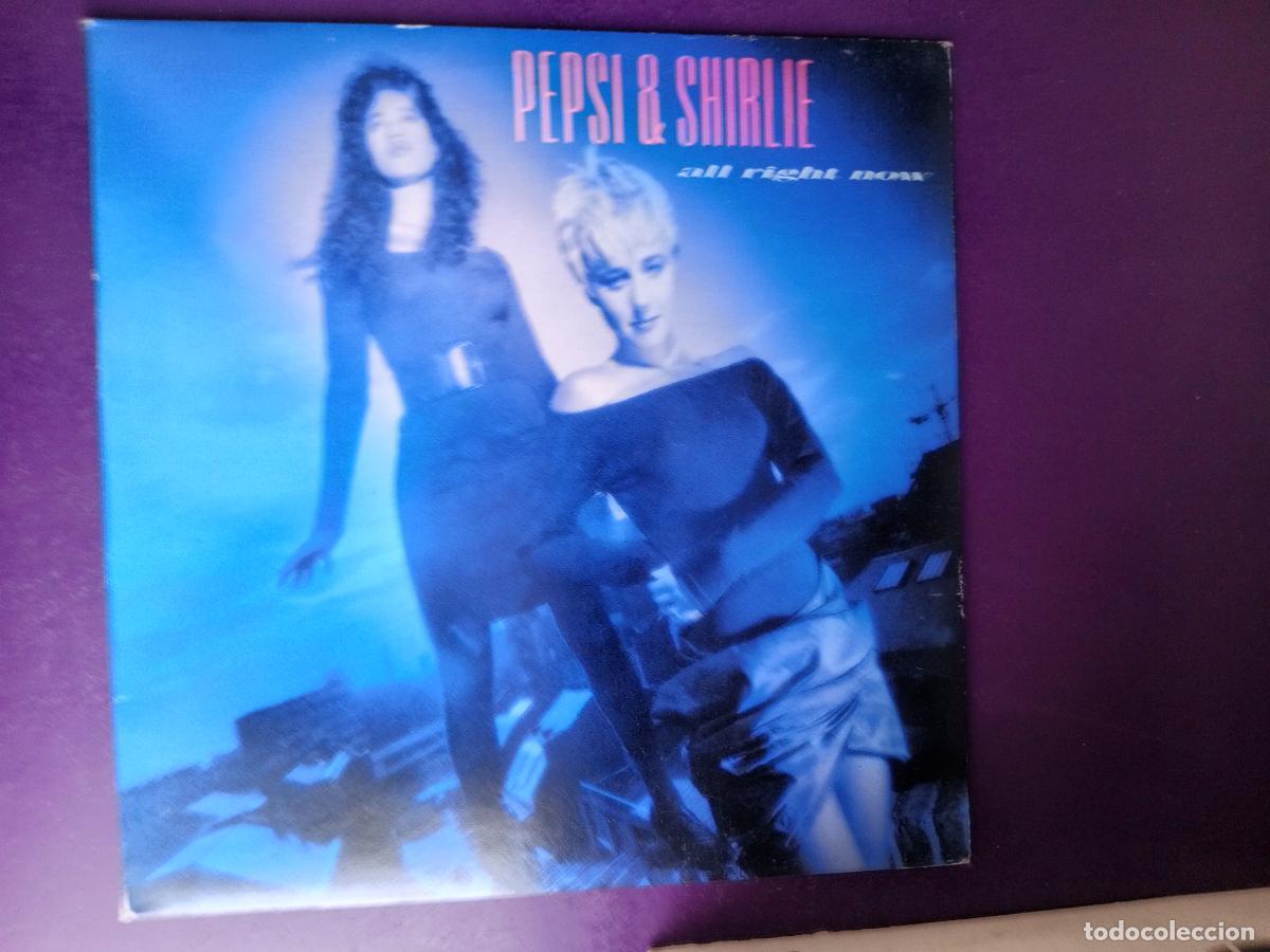 Discos de vinilo: PEPSI & SHIRLIE &lrm;&ndash; ALL RIGHT NOW LP POLYDOR 1987 SIN USO - ELECTRONICA DISCO POP 80'S