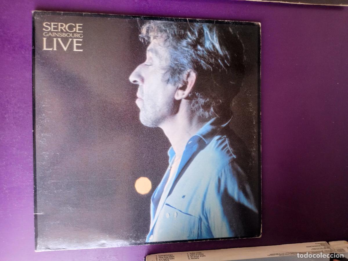 Discos de vinilo: Serge Gainsbourg &lrm;&ndash; Live - DOBLE LP PHILIPS 1986 - EDICION FRANCIA - POCO USO EN VINILOS