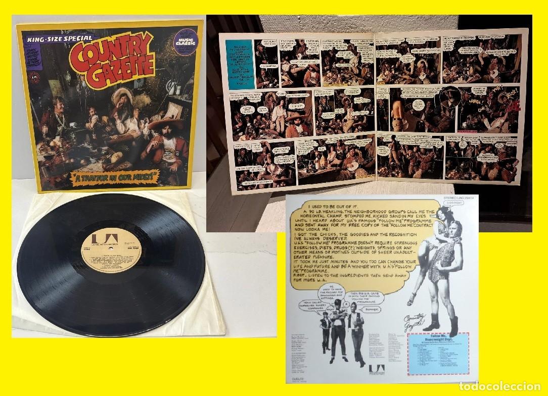 Discos de vinilo: country gazette - A traitor in our midst 1971 - 1&ordm; LP Flying Burrito Brothers, ORG EDT UK, IMPECABL