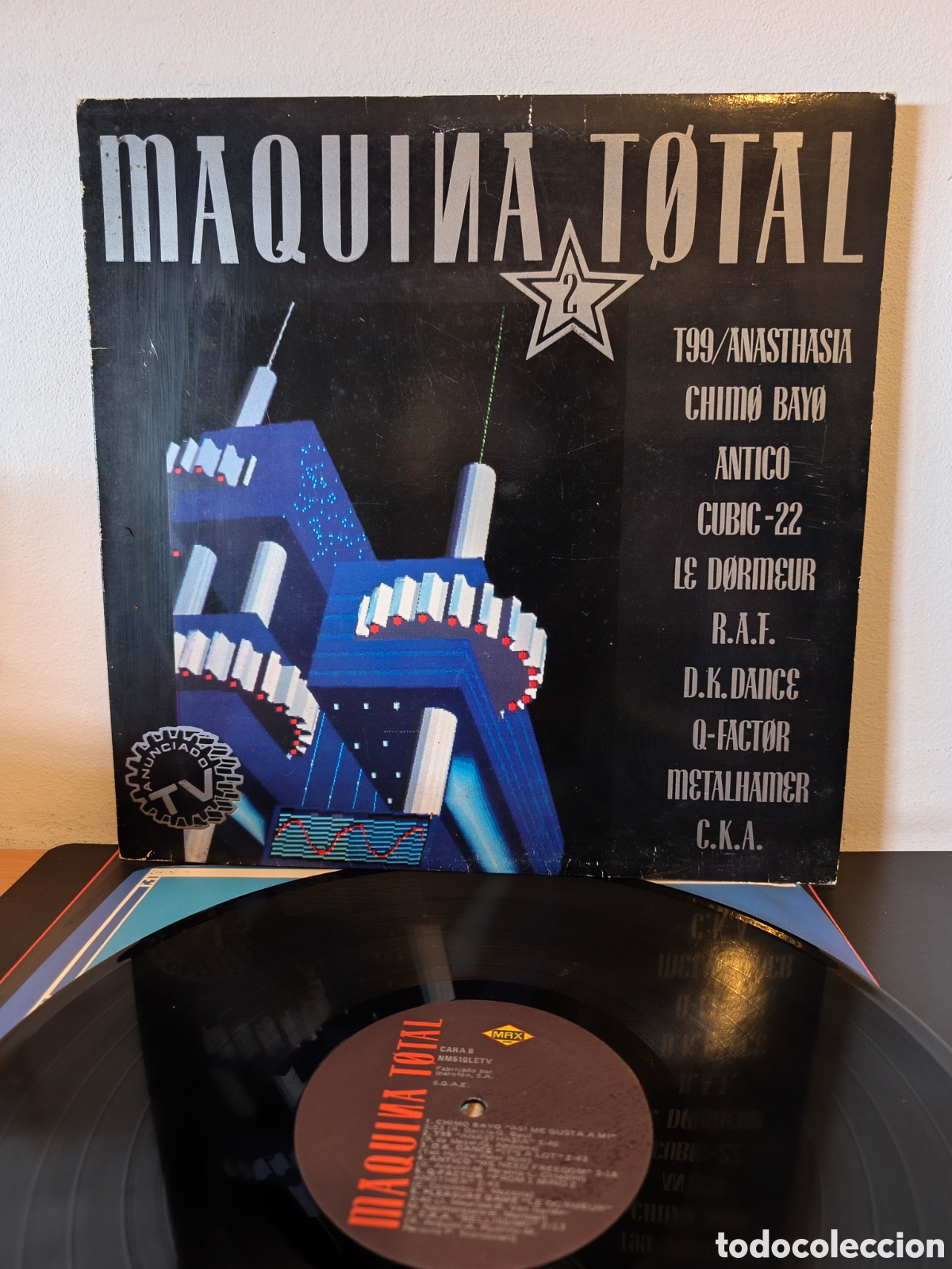 Discos de vinilo: M&aacute;quina Total 2 - M&aacute;quina Total 2 - Max Music &ndash; NM510LETV : Vinilo, LP, Compilaci&oacute;n.