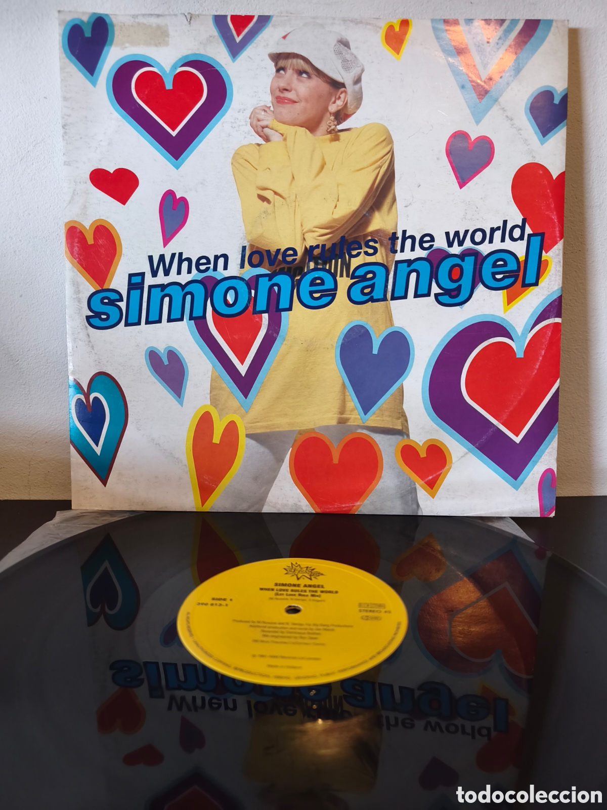 Discos de vinilo: Simone Angel - When Love Rules The World - A&M Records &ndash; 390 813-1 - : Vinilo, 12&rdquo;, 45 RPM