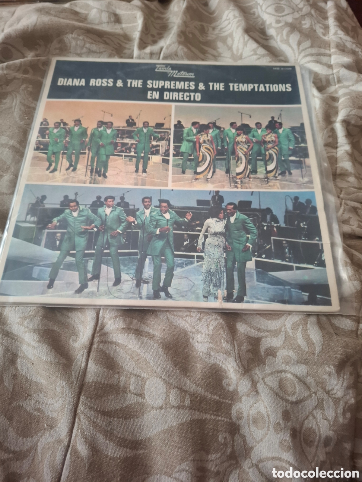 Discos de vinilo: Diana Ross&The Supremes&The Temptations En directo ed espa&ntilde;ola