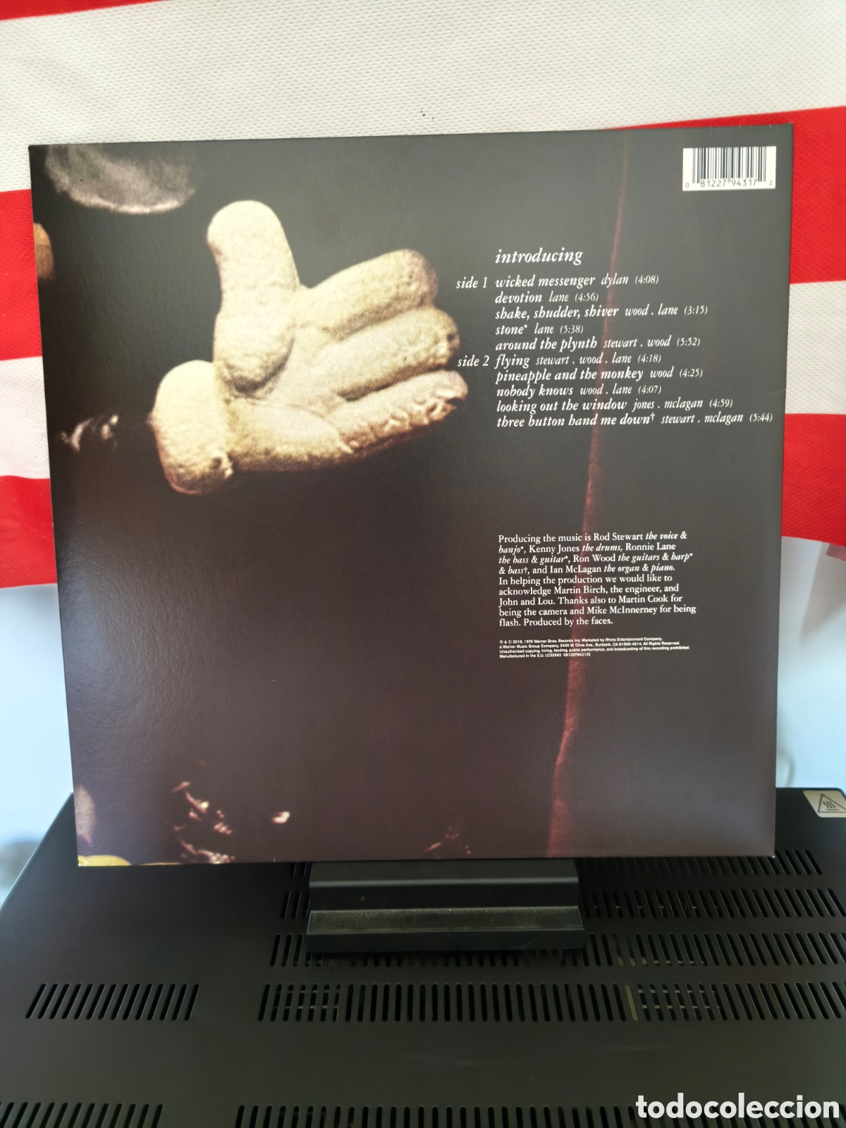 Discos de vinilo: Faces: Faces- Frist Step Lp 2016 Edici&oacute;n limitada - Foto 2