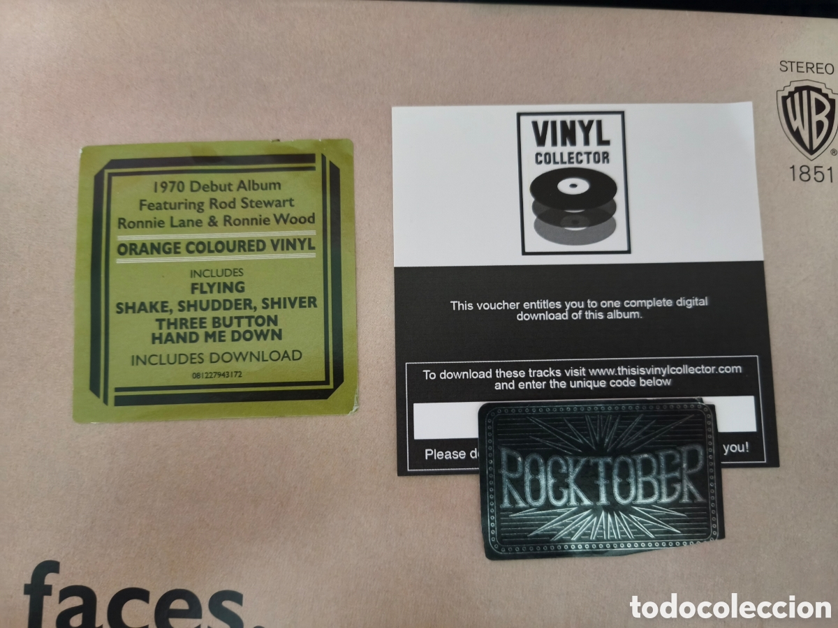 Discos de vinilo: Faces: Faces- Frist Step Lp 2016 Edici&oacute;n limitada - Foto 7