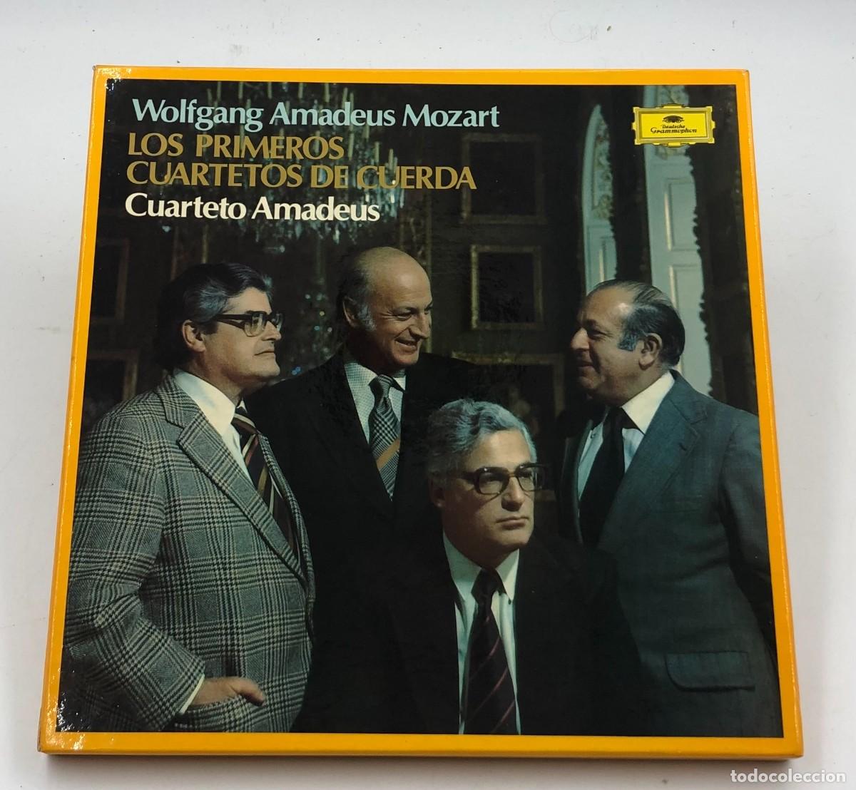 Discos de vinilo: MOZART &ndash; LOS PRIMEROS CUARTETOS DE CUERDA &ndash; CUARTETO AMADEUS &ndash; DEUTSCHE GRAMMOPHON