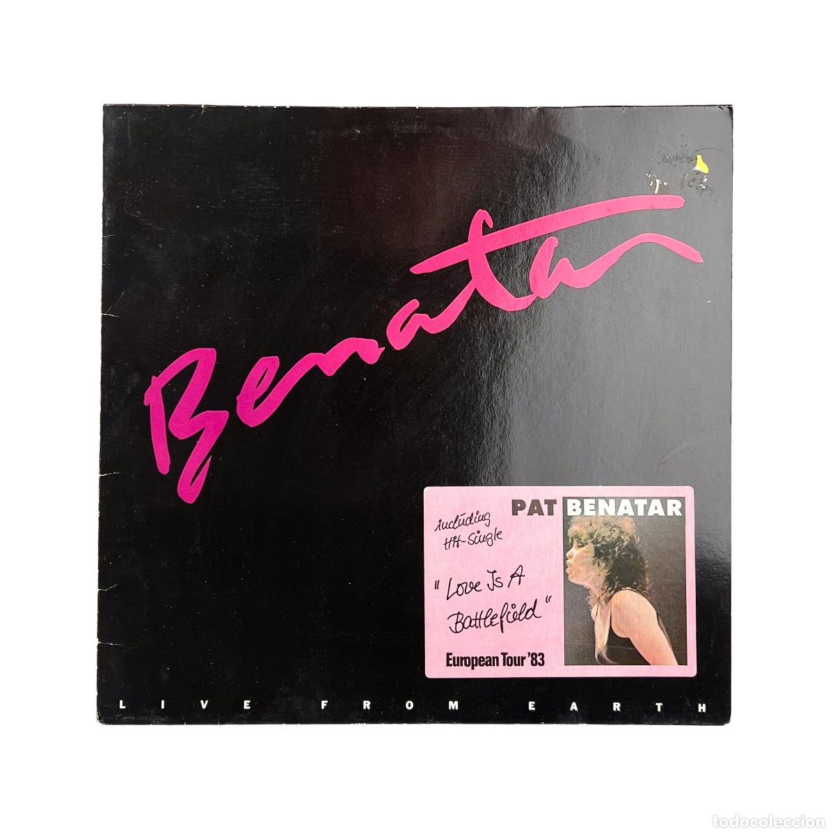 Discos de vinilo: LP. Pat Benatar. Live From Earth (VG+/VG+)