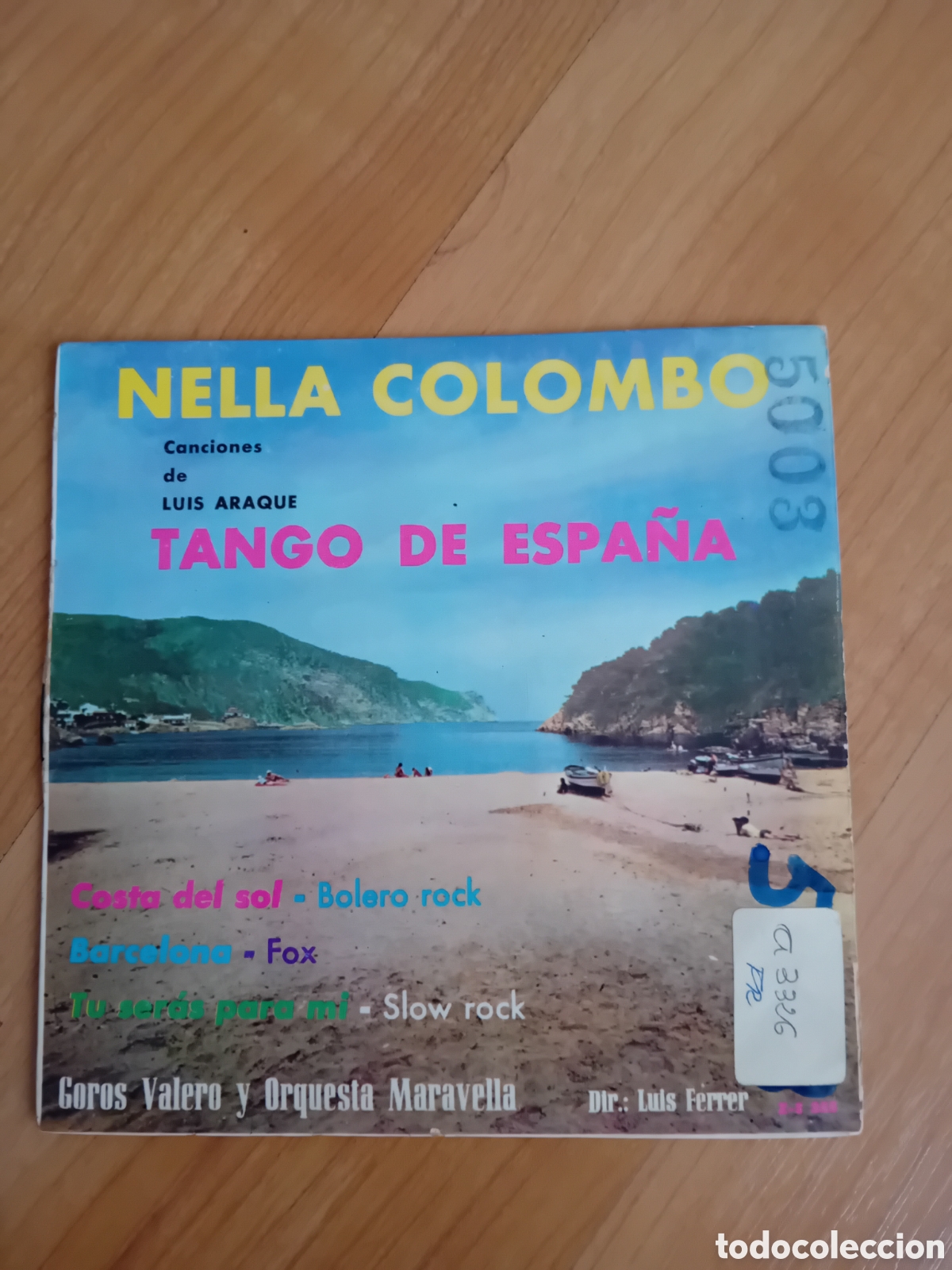 Discos de vinilo: NELLA COLOMBO. LUIS ARAQUE. TANGO DE ESPA&Ntilde;A - Foto 1