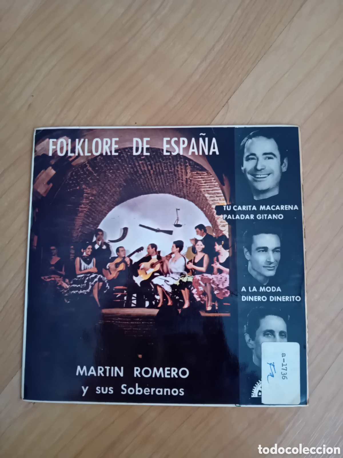 Discos de vinilo: MARTIN ROMERO Y SUS SOBERANOS. FOLKLORE DE ESPA&Ntilde;A. TU CARITA MACARENA