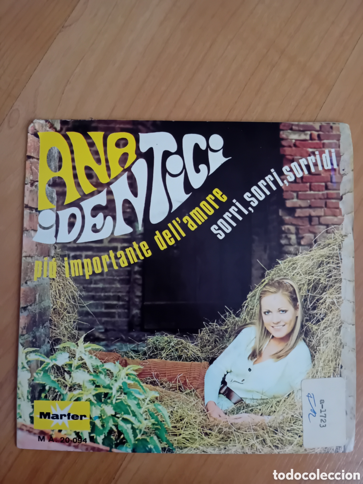 Discos de vinilo: ANA IDENTICI. PIU IMPORTANTE DELL'AMORE