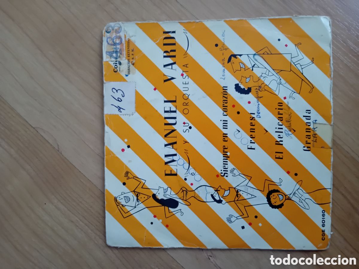 Discos de vinilo: EMANUEL VARDI. SIEMPRE EN MI CORAZON