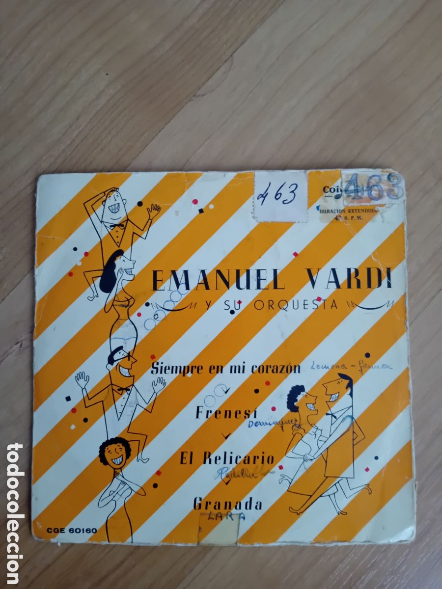 Discos de vinilo: EMANUEL VARDI. SIEMPRE EN MI CORAZON