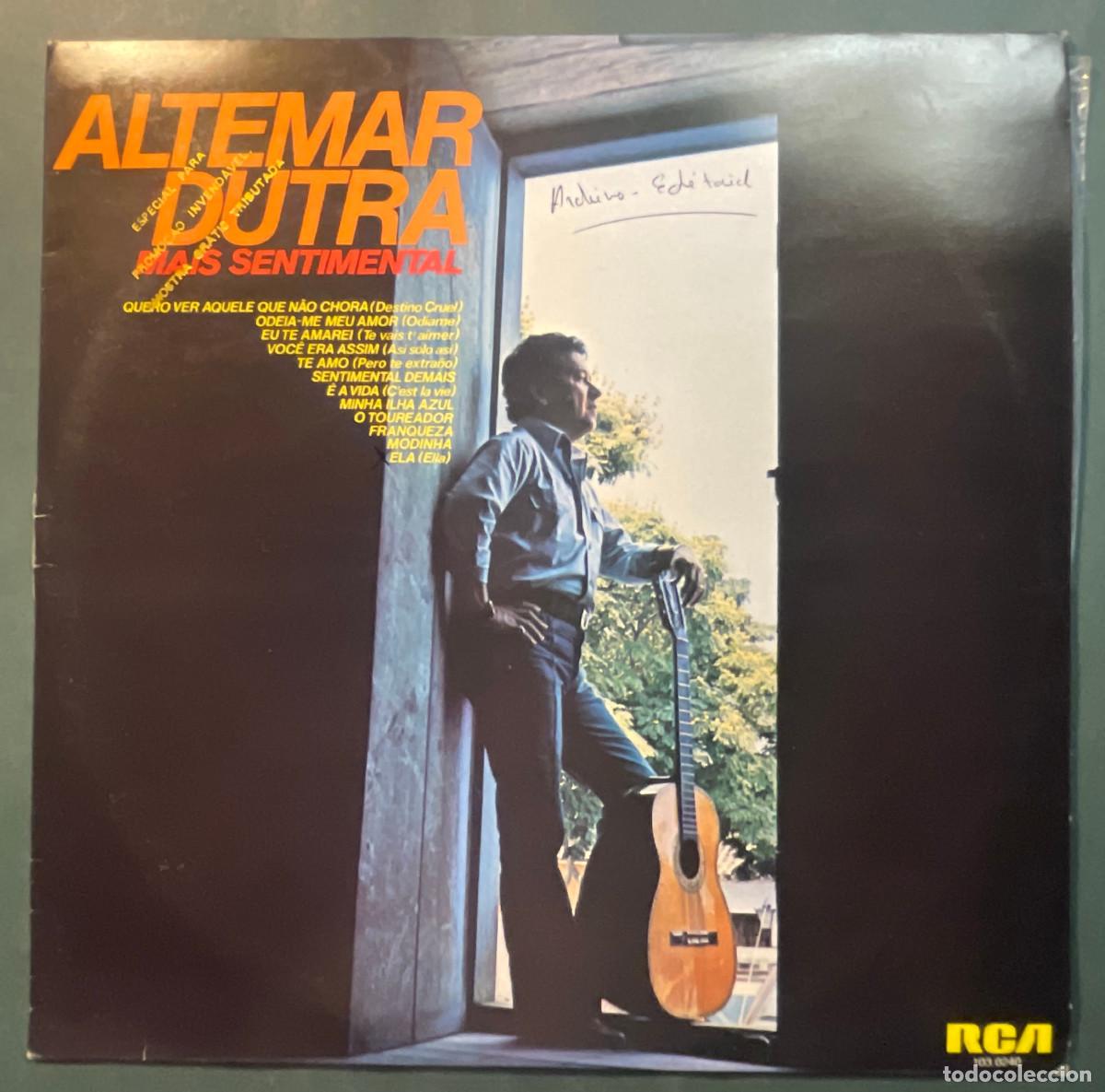 Discos de vinilo: ALTEMAR DUTRA / MAIS SENTIMENTAL / LP RCA 1978 / BRASIL - Foto 1