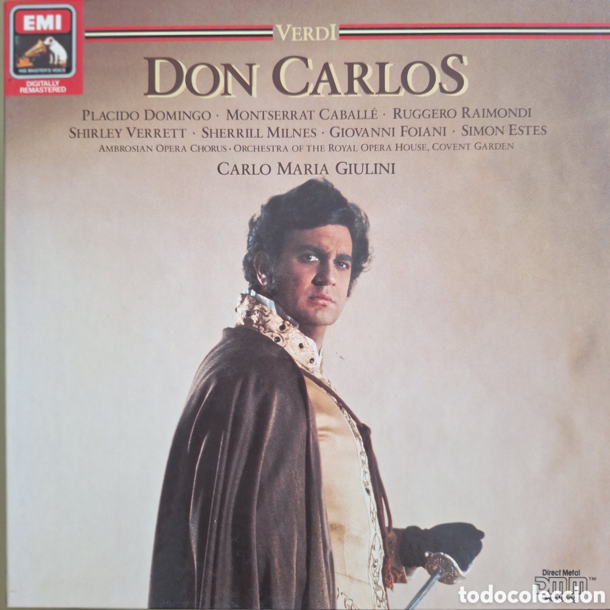Discos de vinilo: Caja Don Carlos. Dtor: Carlo Maria Giulini