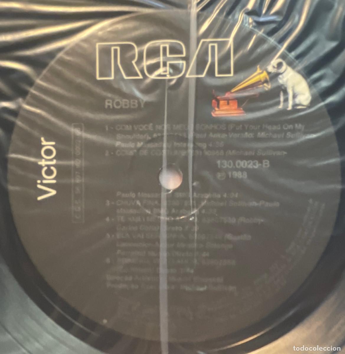 Discos de vinilo: ROBBY / ROBBY / LP RCA 1988/ BRASIL - Foto 4