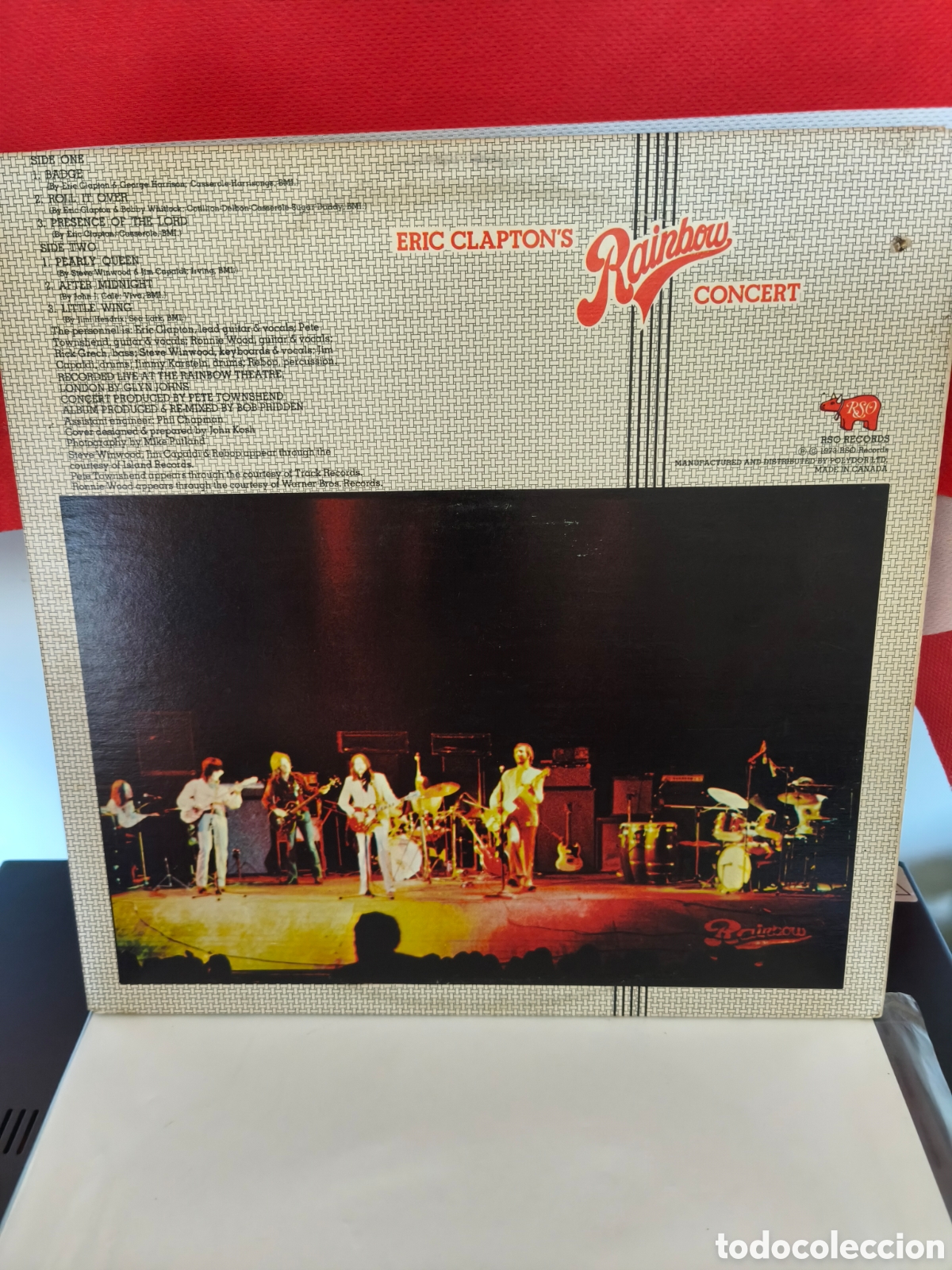 Discos de vinilo: Eric Calpton: Eric Claptons Rainbow Concert Lp 1973 - Foto 2