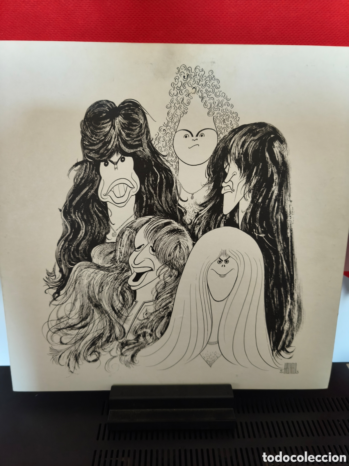 Discos de vinilo: Aerosmith- Draw The Line LP 1 Edici&oacute;n Jap&oacute;n 1977