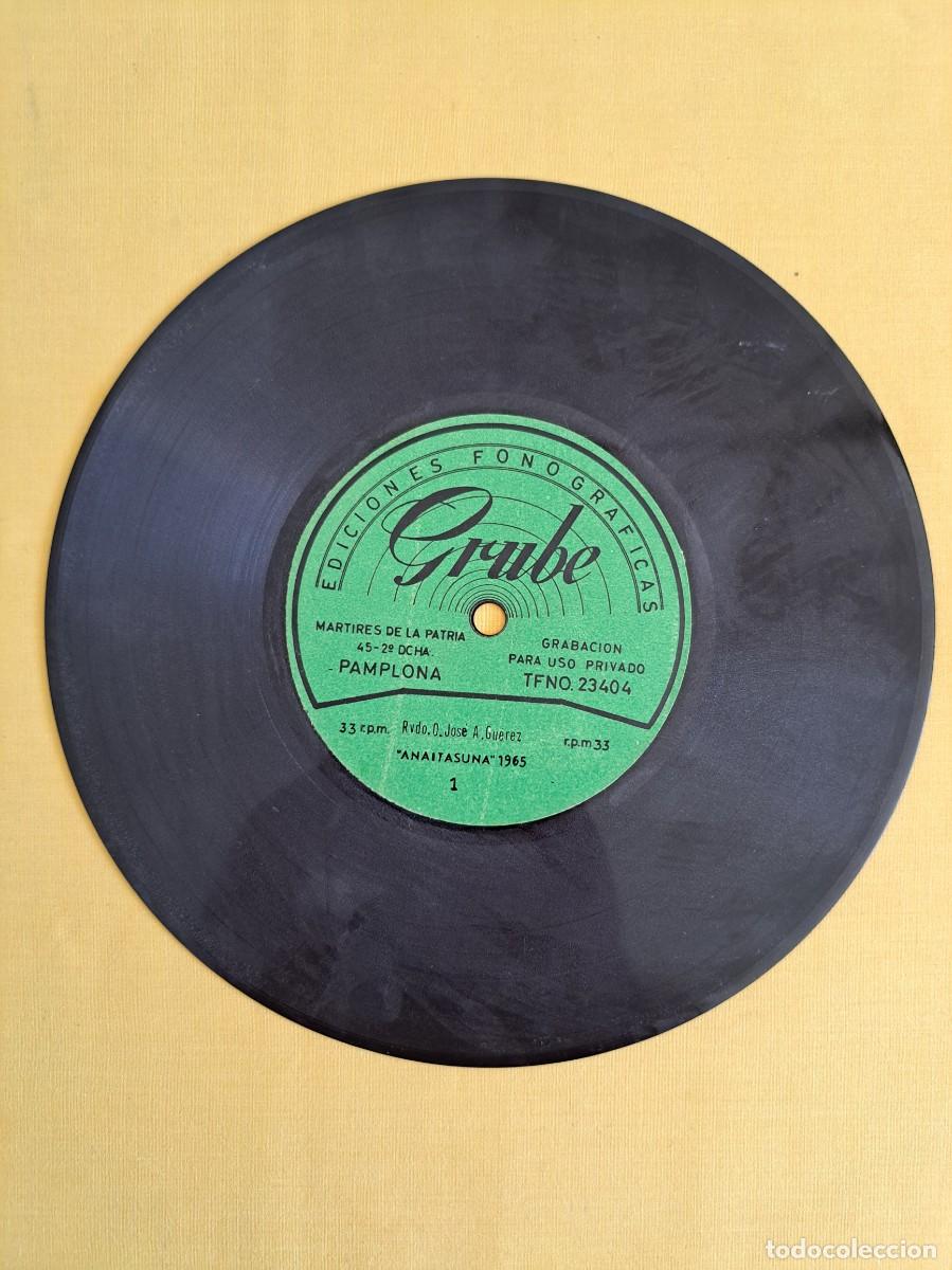 Discos de vinilo: CONFERENCIA DE ANAITASUNA POR RVDO. D. JOSE A. GUEREZ - PAMPLONA 1965