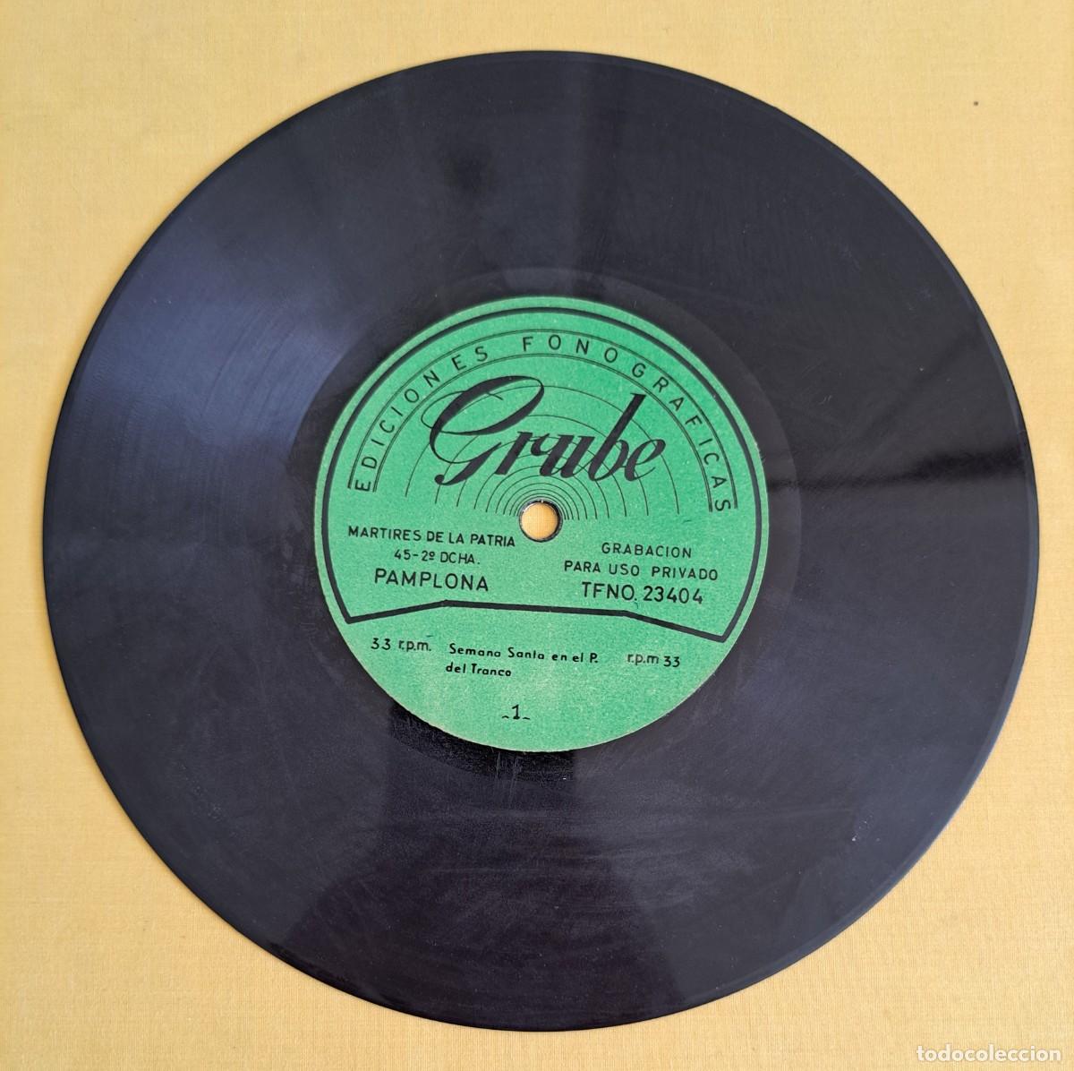 Discos de vinilo: SEMANA SANTA EN EL PUEBLO DE SAN RAFAEL DEL TRANCO - PAMPLONA