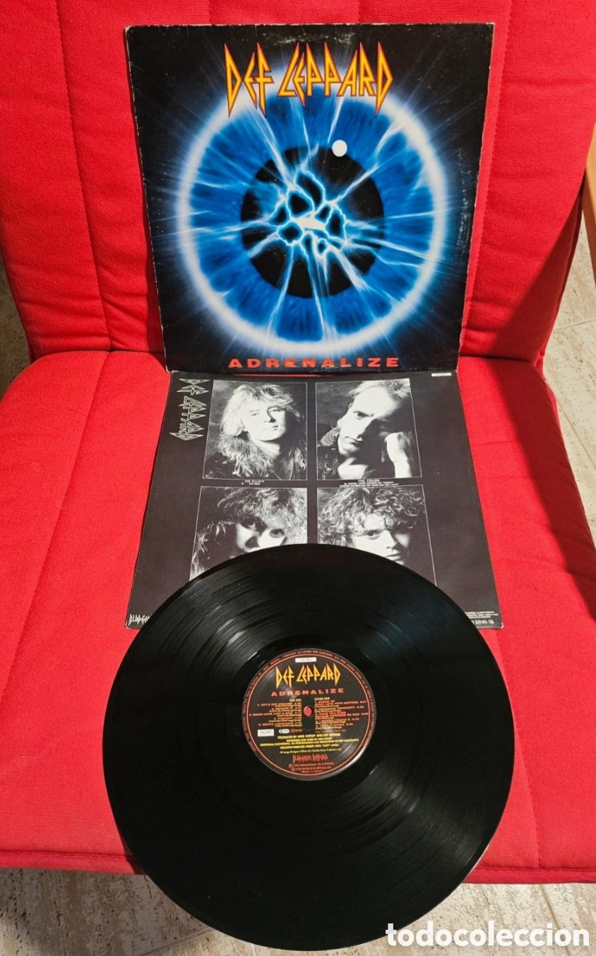 Disques de vinyle: Vinilo Deff Leppard Adrenalize Original 1.992 buen estado