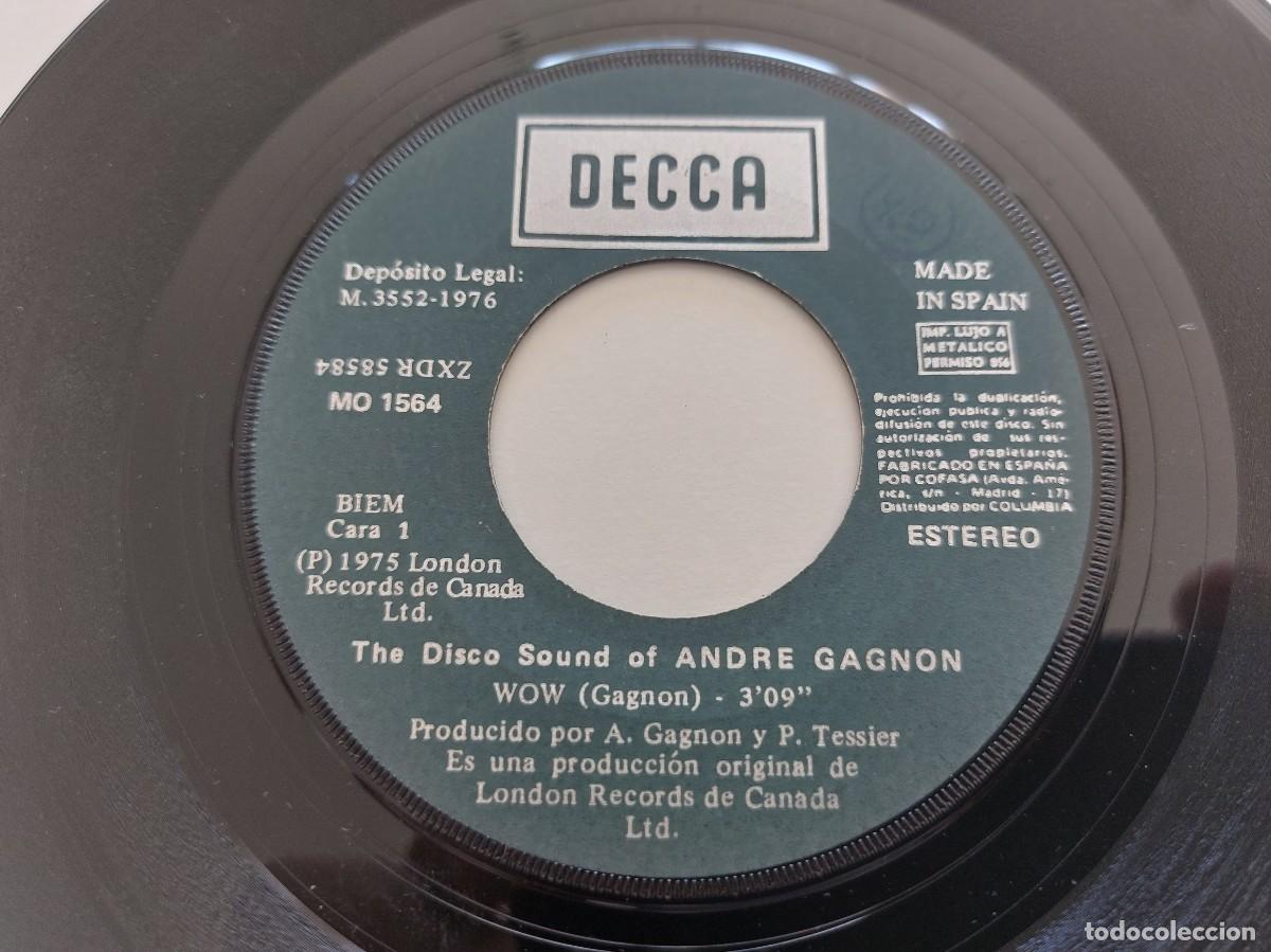 Discos de vinilo: ANDRE GAGNON - 45 Spain - MINT * WOW / SAMBA - Foto 3