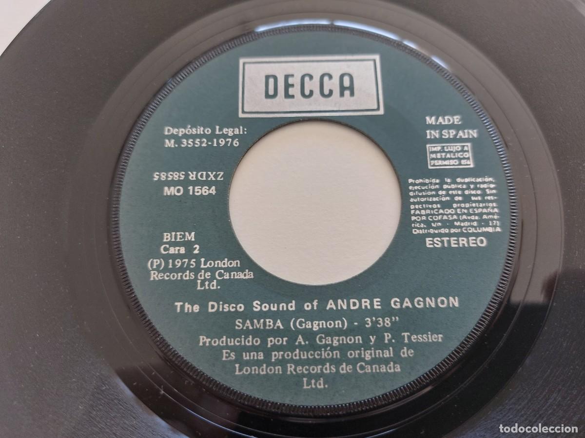 Discos de vinilo: ANDRE GAGNON - 45 Spain - MINT * WOW / SAMBA - Foto 4