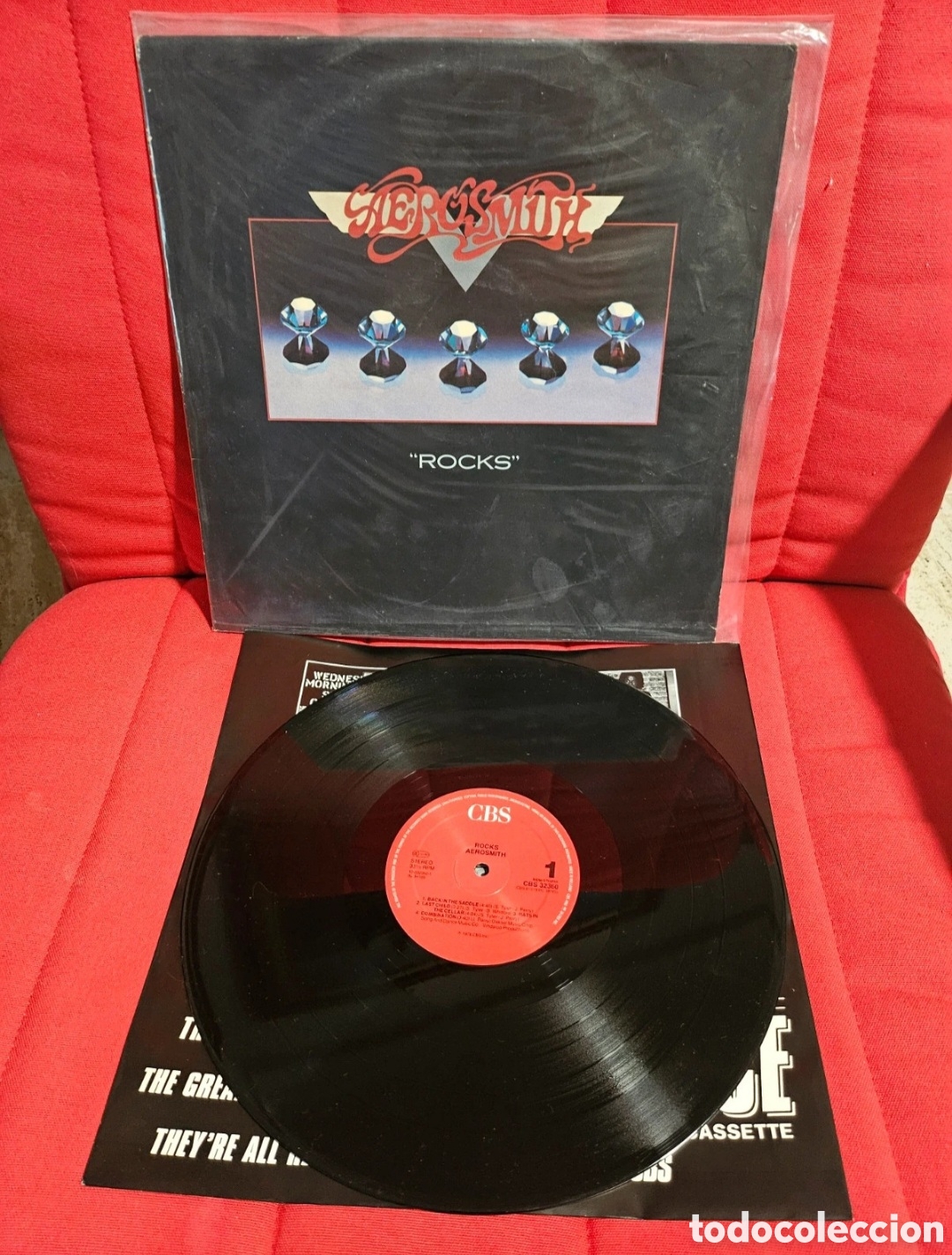 Disques de vinyle: Vinilo Aerosmith Rocks Original 1.976 en buen estado