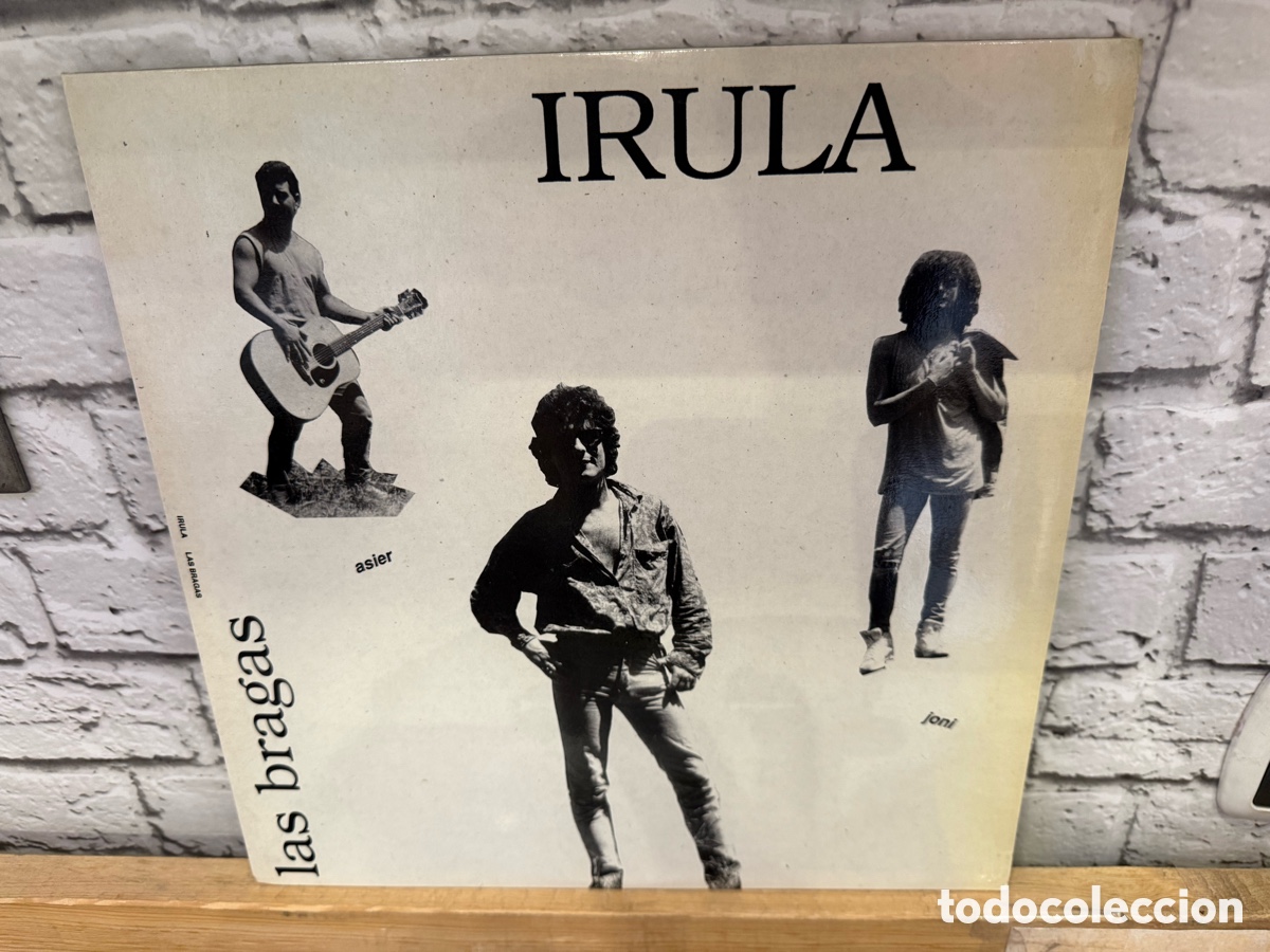 Discos de vinilo: IRULA - LAS BRAGAS / ALBUM LP ROCK EUSKADI BASATI DISKAK 1989. Lp vinilo buen estado