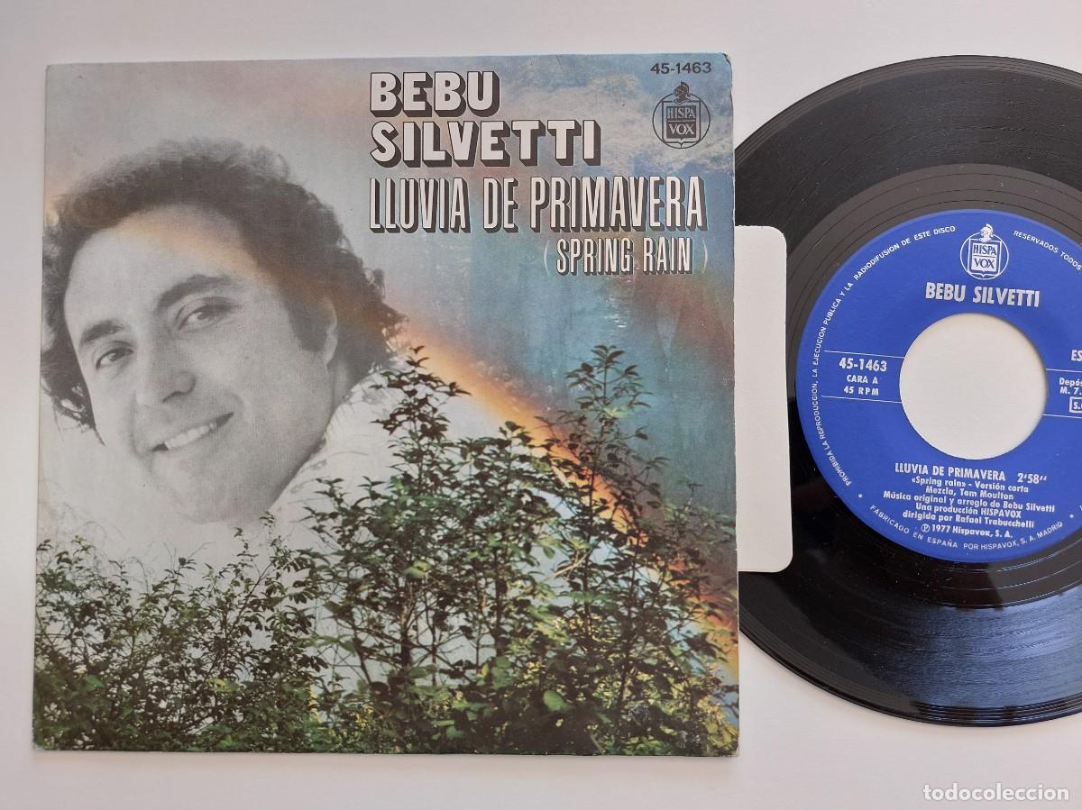 Discos de vinilo: BEBU SILVETTI - 45 Spain - MINT * LLUVIA DE PRIMAVERA - Foto 1