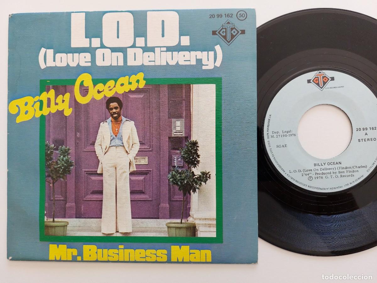 Discos de vinilo: BILLY OCEAN - 45 Spain - MINT * L.O.D. / LOVE ON DELIVERY ) /MR. BUSSINESS MAN
