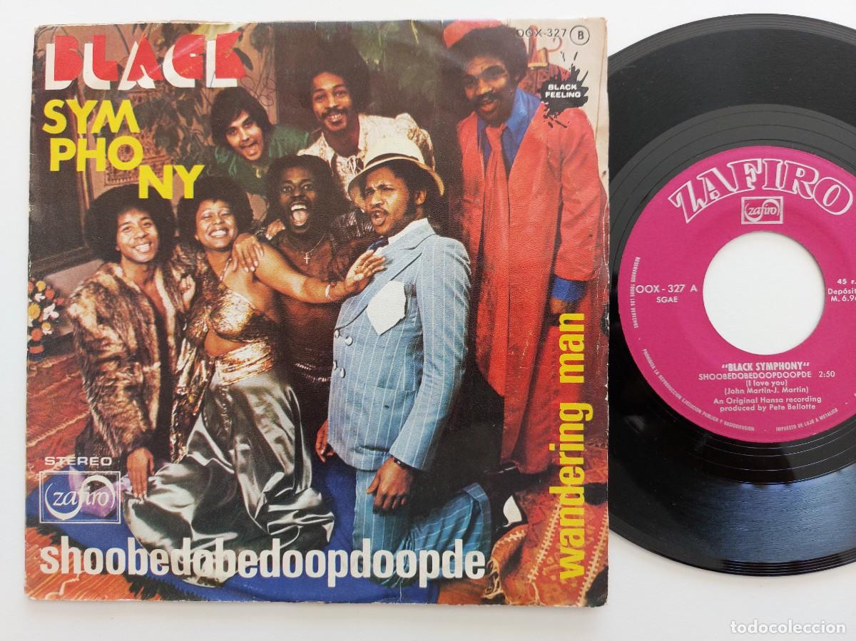 Discos de vinilo: BLACK SYMPHONY - 45 Spain - MINT * SHOOBEDOBEDOOPDOOPDE / WANDERING MAN