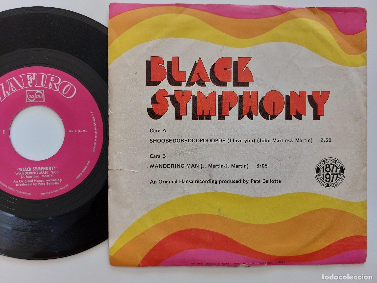 Discos de vinilo: BLACK SYMPHONY - 45 Spain - MINT * SHOOBEDOBEDOOPDOOPDE / WANDERING MAN - Foto 2