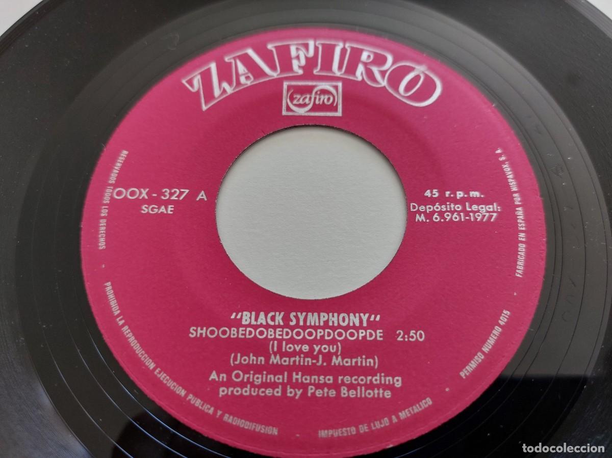 Discos de vinilo: BLACK SYMPHONY - 45 Spain - MINT * SHOOBEDOBEDOOPDOOPDE / WANDERING MAN - Foto 3
