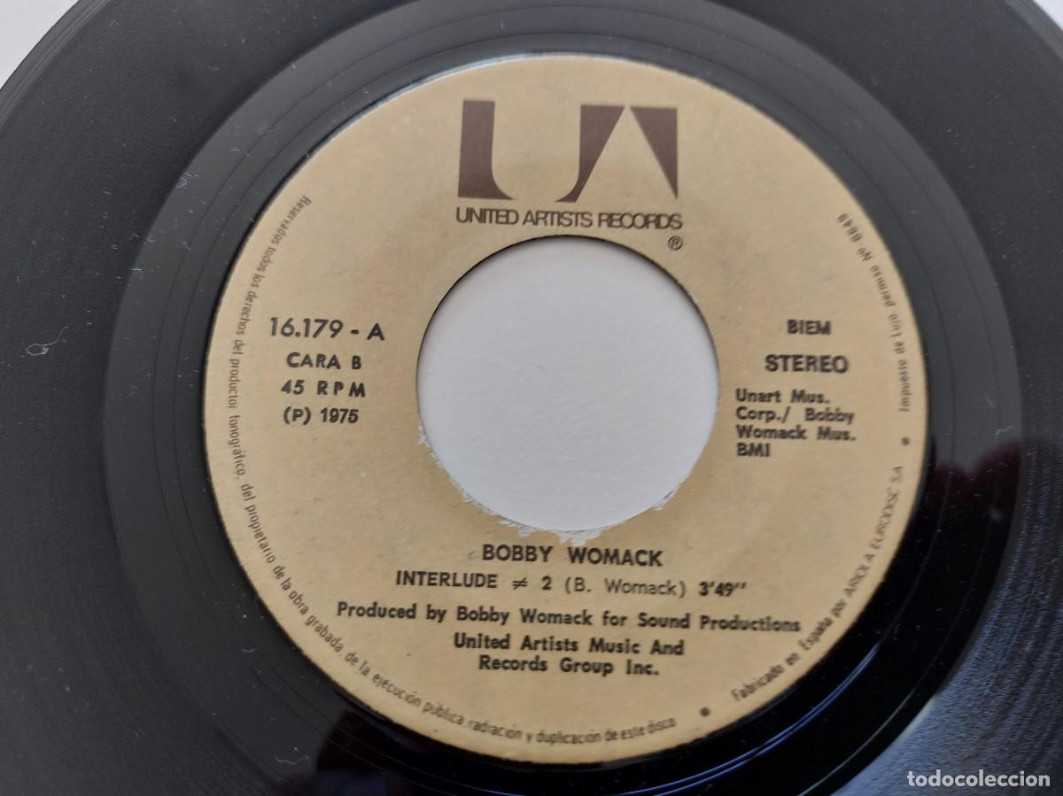 Discos de vinilo: BOBBY WOMACK - 45 Spain - MINT * CHECK IT OUT / INTERLUDE 2 - Foto 4