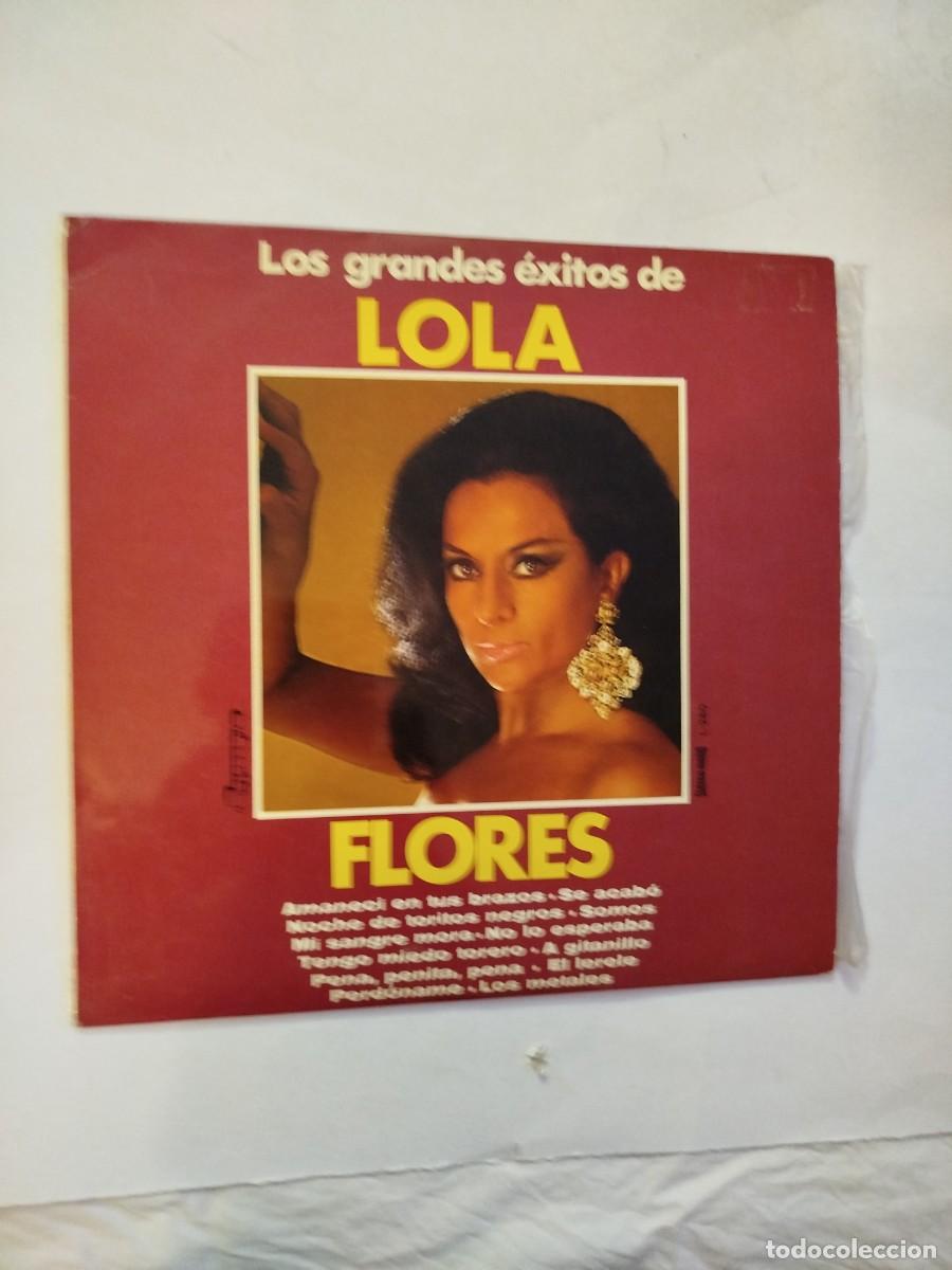Disques de vinyle: Los grandes &eacute;xitos de lola flores