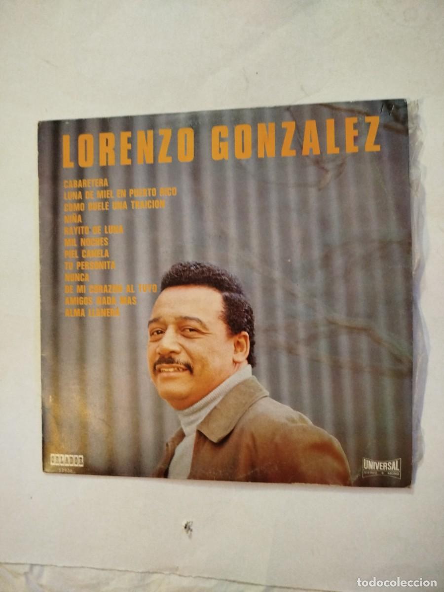 Disques de vinyle: Lorenzo Gonz&aacute;lez 1971