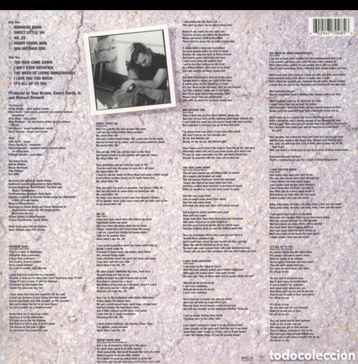 Discos de vinilo: Steve Earle: Exit 0 Lp 2016 Europa - Foto 2