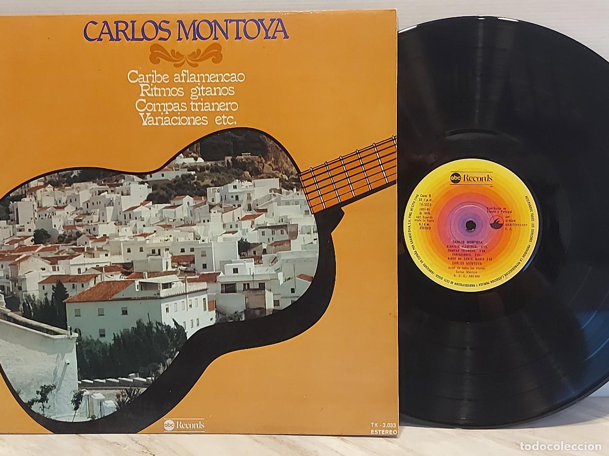 Discos de vinilo: CARLOS MONTOYA | RITMOS GITANOS | LP-OBC RECORDS-1976 | MBC. ***