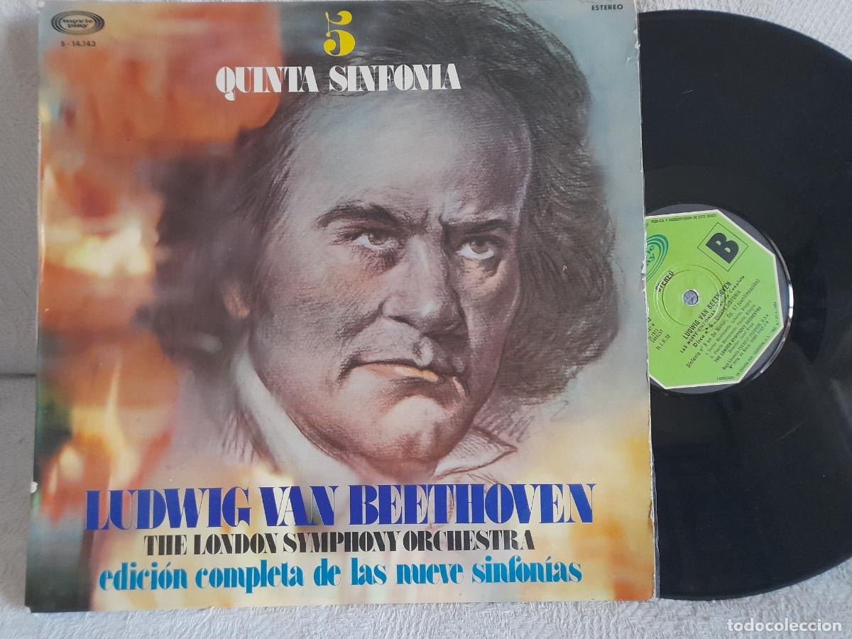 Discos de vinilo: LONDON SIMPHONY ORCHESTRA 5 Sinfonia Beethoven Lp excelente estado.Ver titulos y dem&aacute;s informaci&oacute;n e