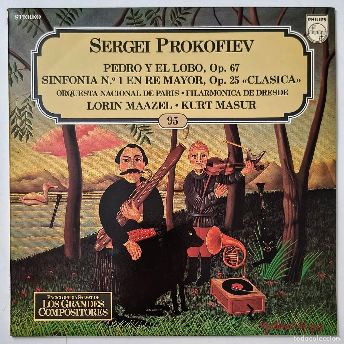 Discos de vinilo: Sergei Prokofiev - Enciclopedia Salvat de Los Grandes Compositores 95