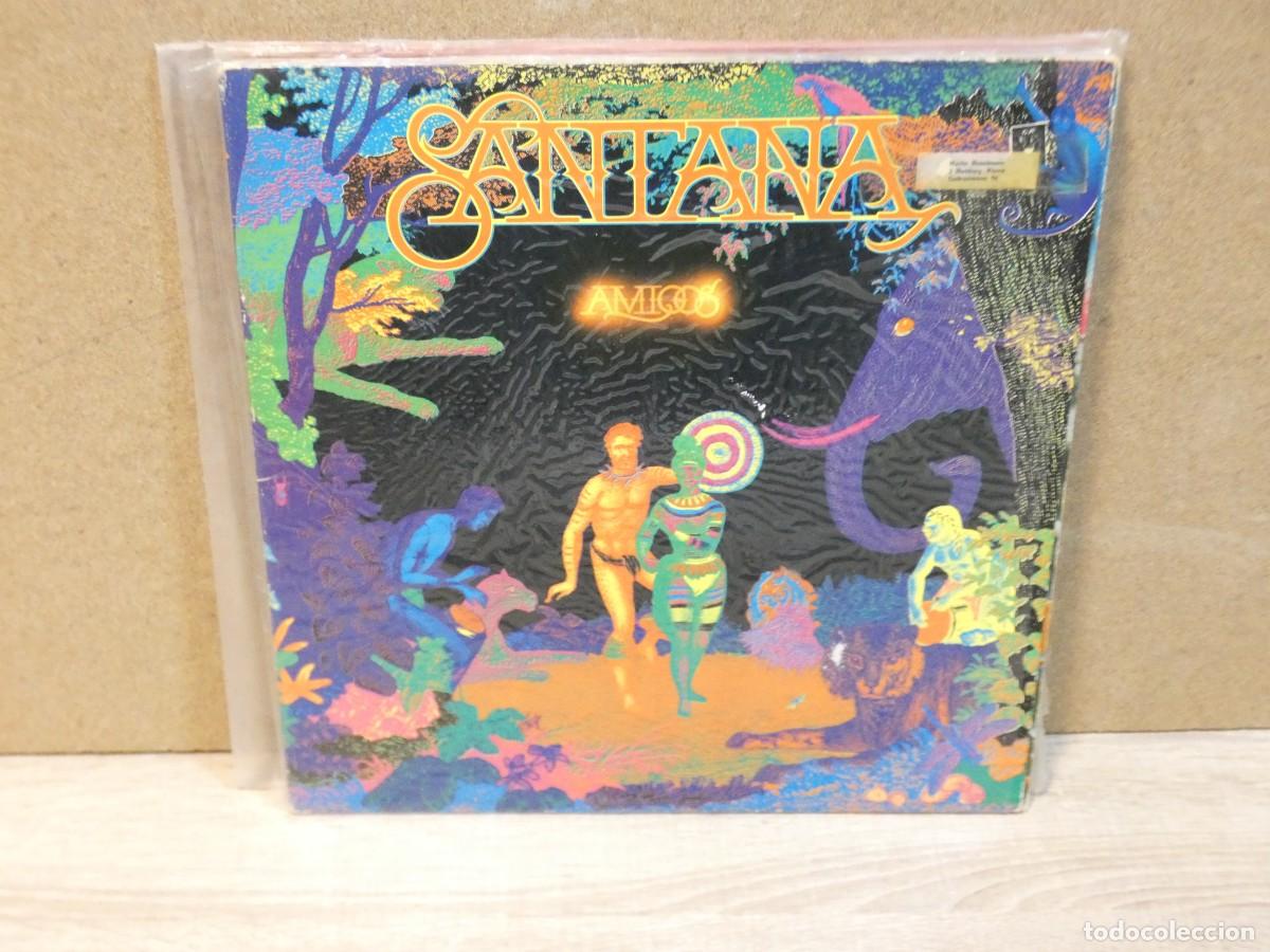 Discos de vinilo: ARKANSAS1980 PACC174 VINILO BUEN ESTADO ALGO PELADO ATRAS GATEFOLD SANTANA AMIGOS