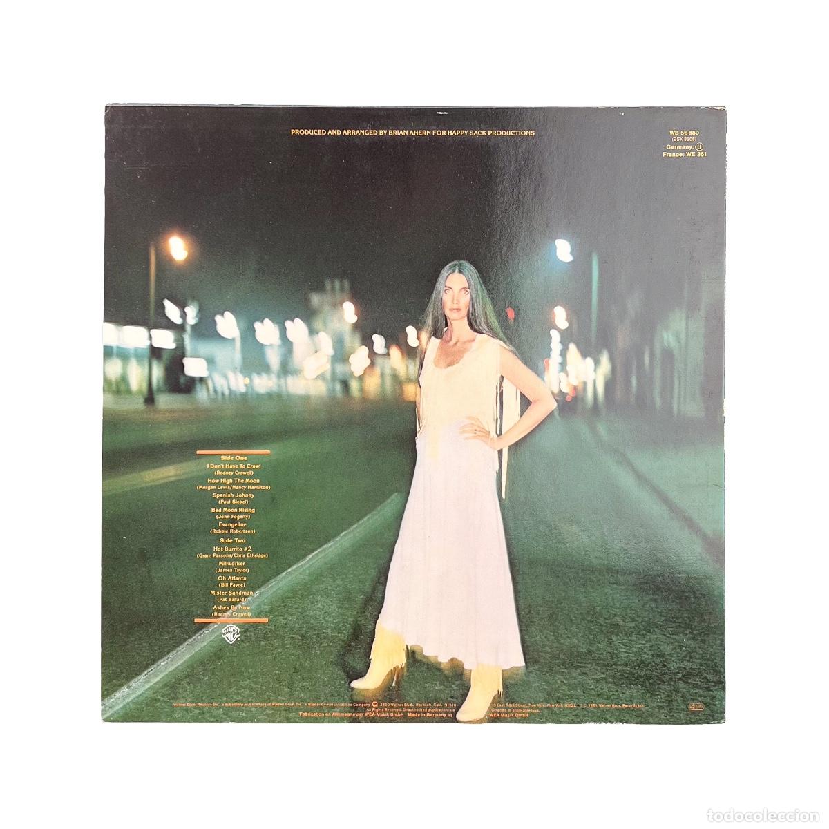 Discos de vinilo: LP. Emmylou Harris. Evangeline (VG+/VG+) - Foto 2