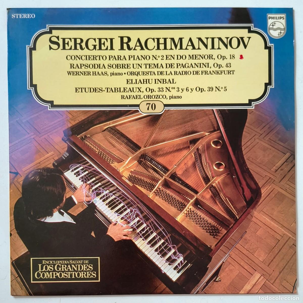 Discos de vinilo: Sergei Rachmaninov - Enciclopedia Salvat de Los Grandes Compositores 70