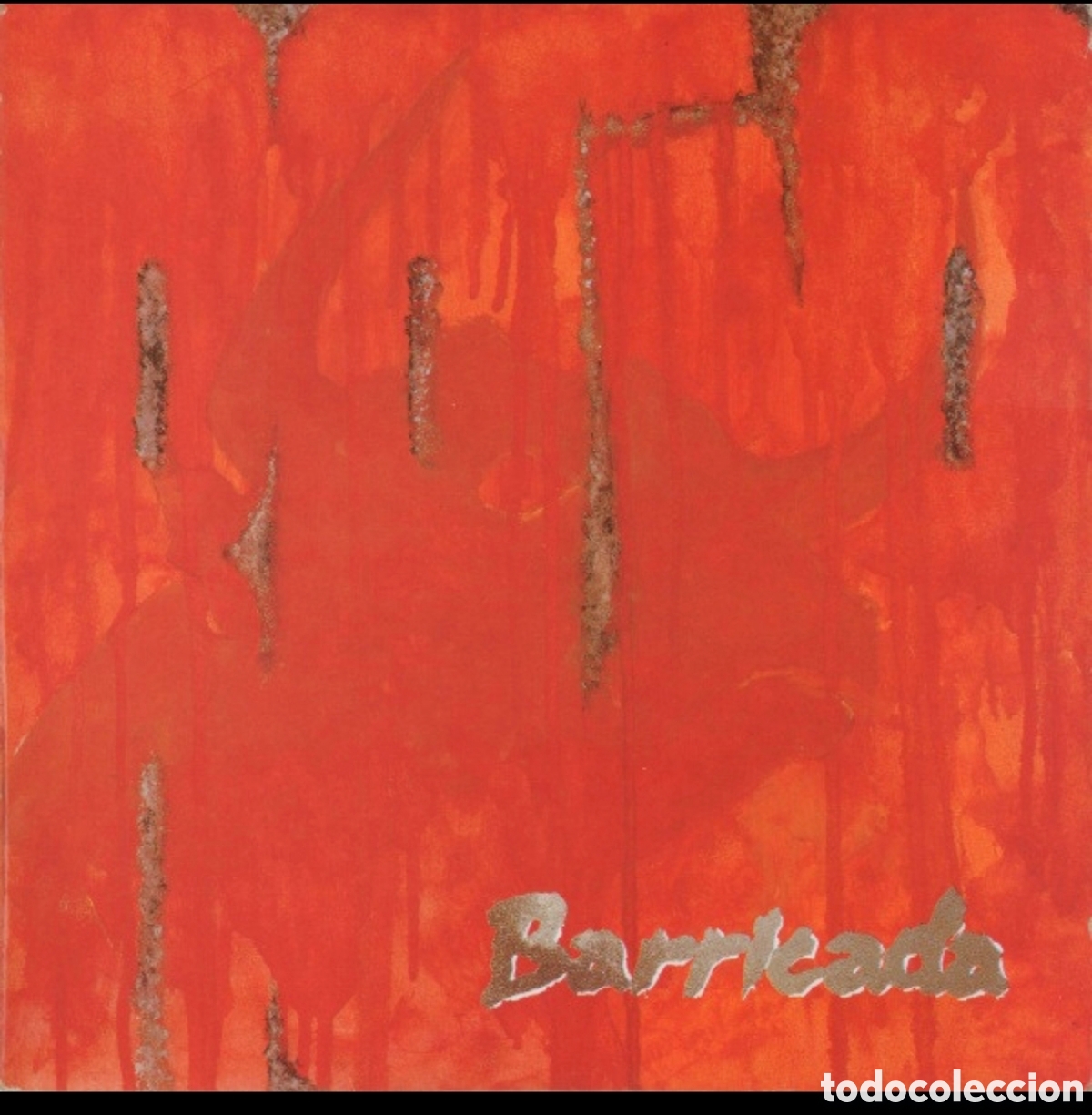 Discos de vinilo: Barricada: Rojo LP Espa&ntilde;a 1988